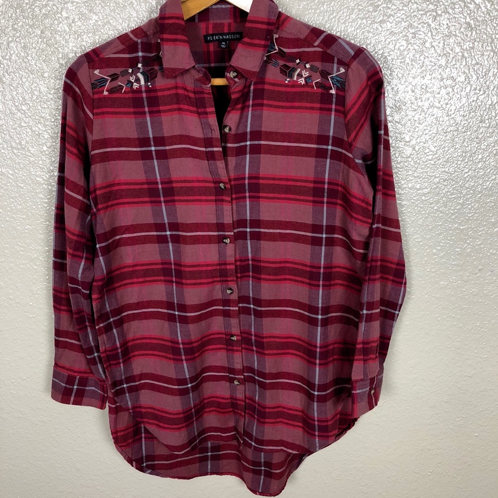 P.S. Erin Wasson Western Inspired Flannel Medium